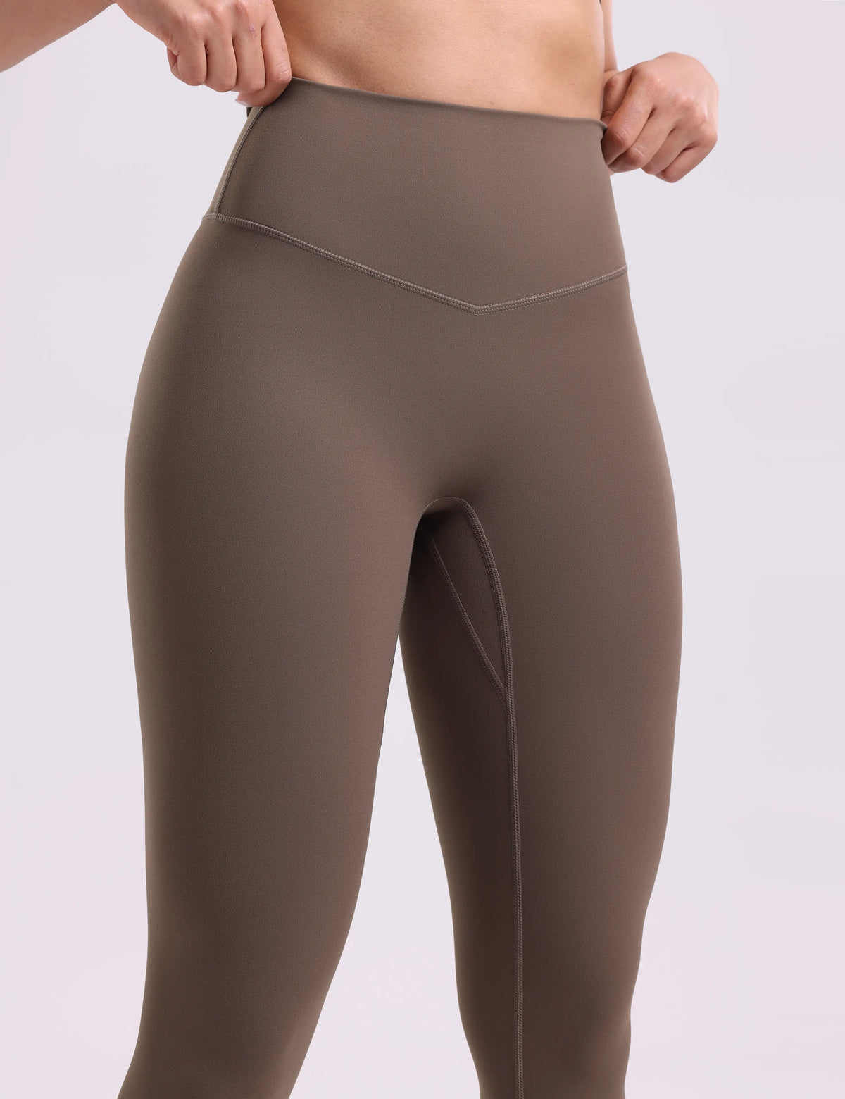 ENERBLOOM Women'S Workout Leggings Yoga Pants No Front Seam 25"/28" High Waisted Hidden Scrunch Butt Athletic Gym Tights